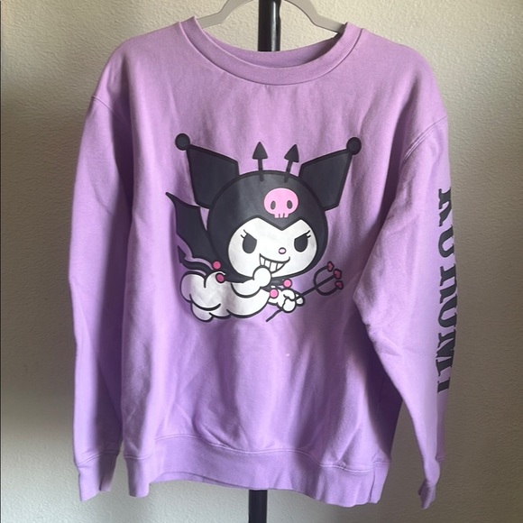 Sanrio Bioworld Lavender Kuromi Sweatshirt - Picture 1 of 5